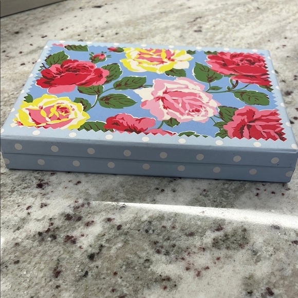 Floral Stationary Set - Blue and Red - Picture 6 of 7